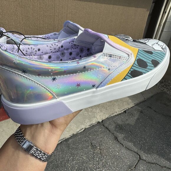 Nightmare Before Christmas Jack & Sally Slip On Shoes Women's 8 - Picture 3 of 9